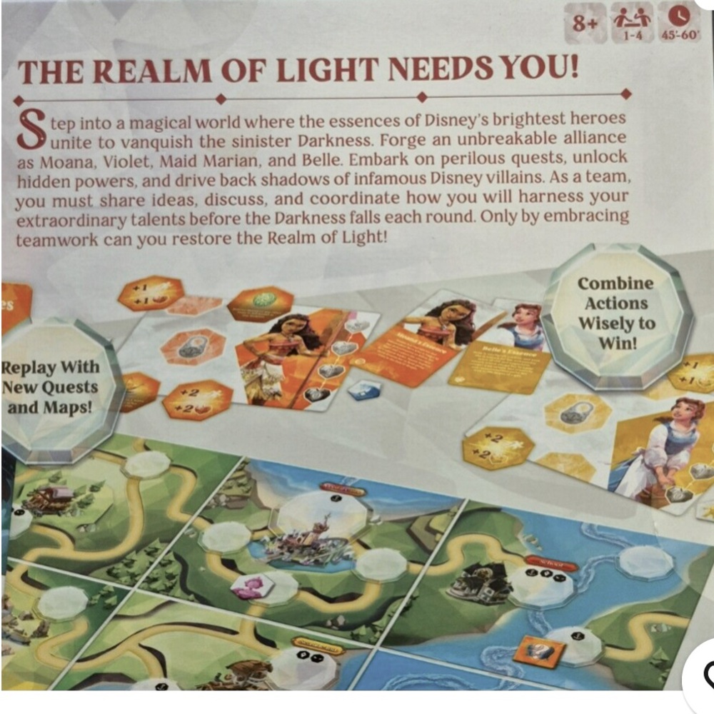 Disney Chronicles of Light: Darkness Falls Board Game - Picture 5 of 6